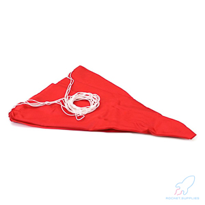 Rocketman 8ft Standard Low-Porosity Ripstop Nylon Rocket Recovery Parachute – Made In USA