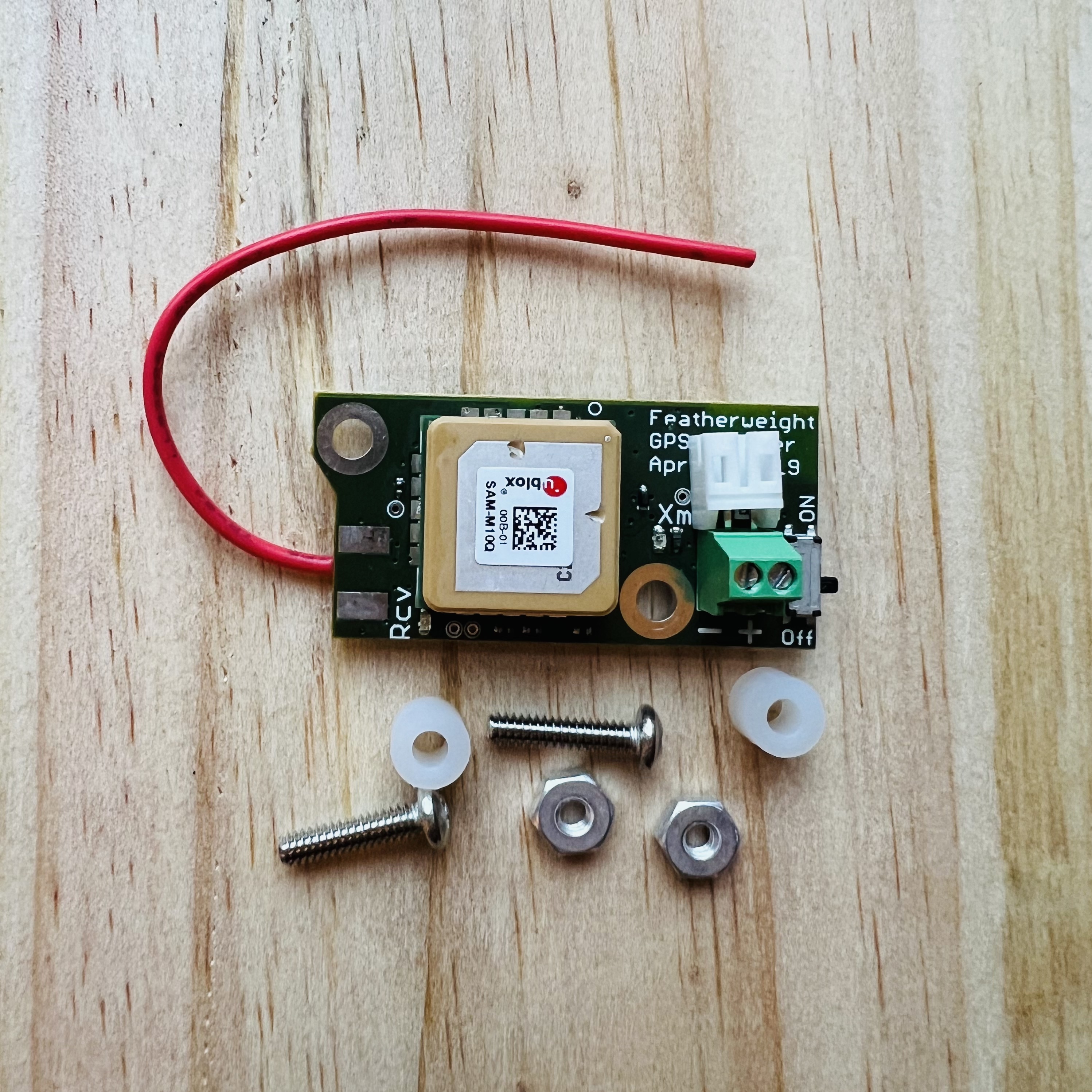 Featherweight GPS  Tracker with wire whip antenna