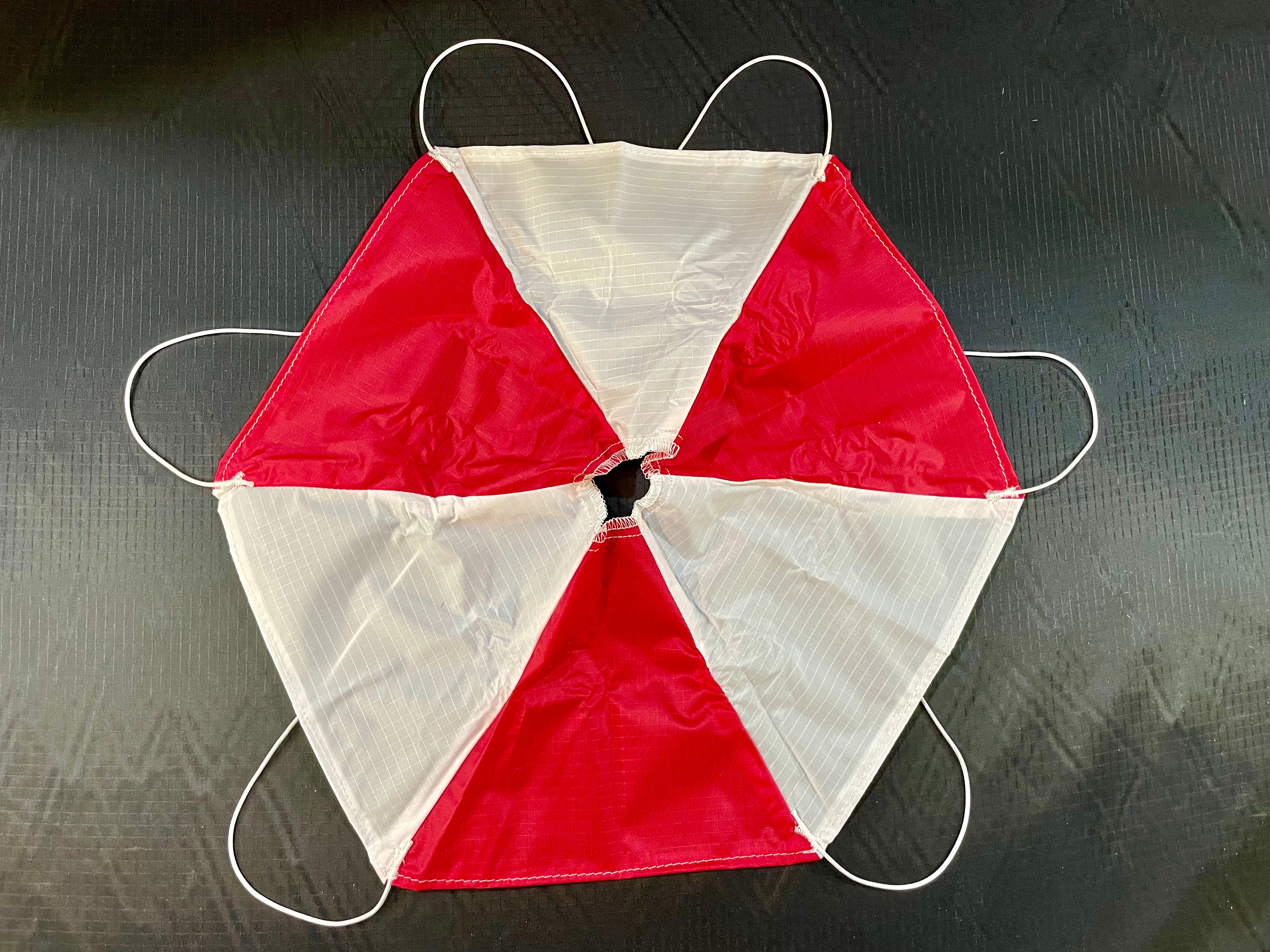 LOC Rip-Stop Nylon Conical Parachute, Spill Hole