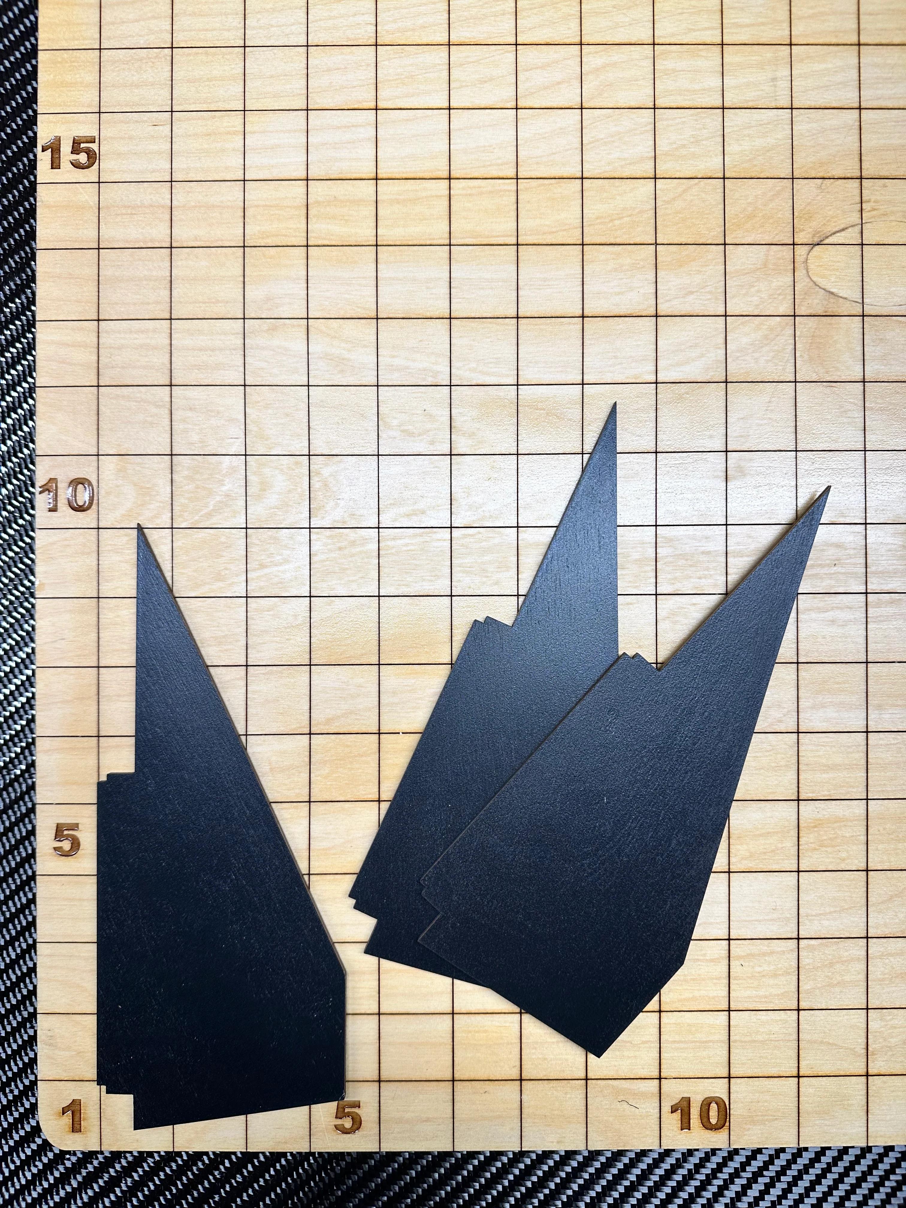 LOC Black 1/8" Plywood Fin Set CLOSEOUT CORNER